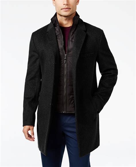 michael kors men suits|michael kors men's overcoat macy's.